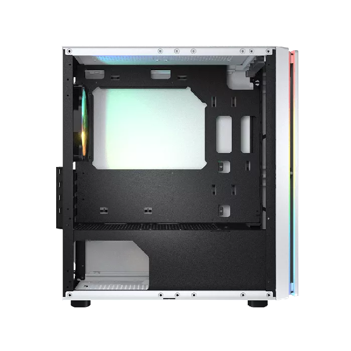 ★COUGAR PCケース Purity RGB White ミニタワー Cougar Gaming Purity RGB Mini Tower Case (White)