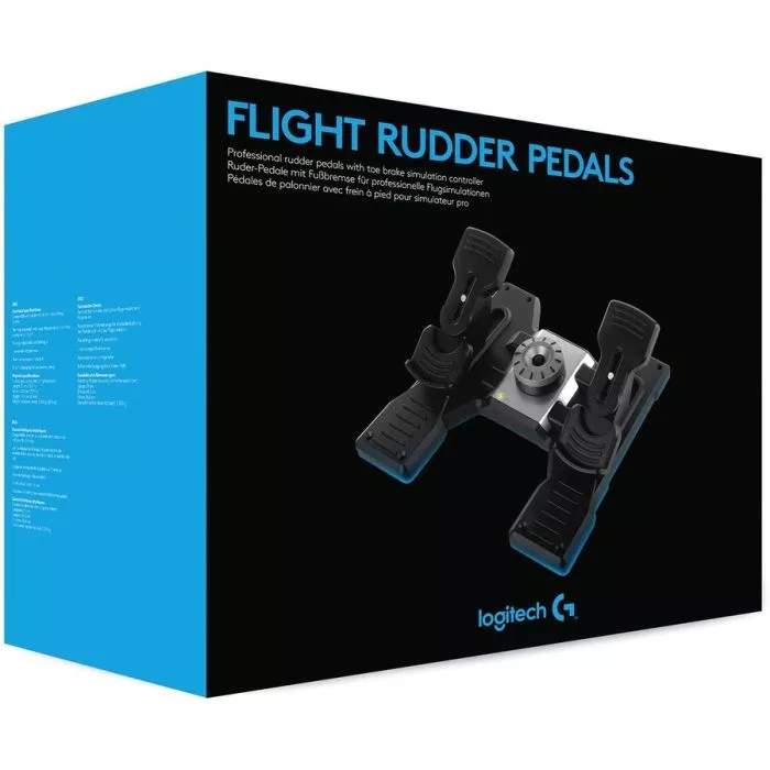 その他 Saitek Rudder Pedals with Toe Brakes Saitek Flight Rudder Pedals - Pro Simulation with Toe Brake