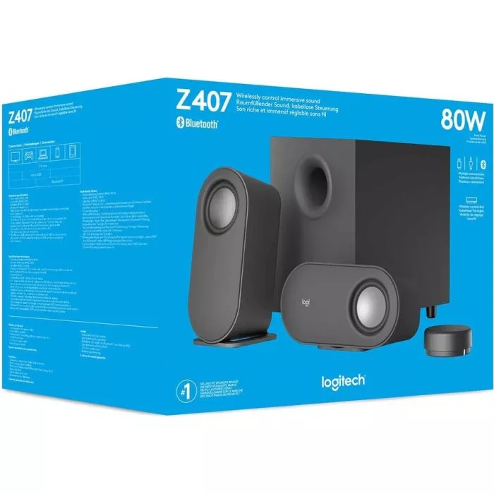 Logitech Z407 Bluetooth Speakers - 40W RMS Sound System