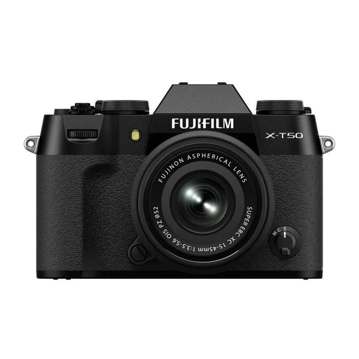 Fujifilm X-T50 Black Camera with XC15-45mm Lens Kit