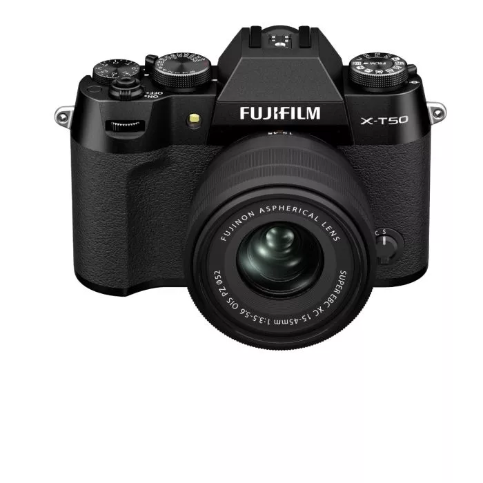 Fujifilm X-T50 Black Camera with XC15-45mm Lens Kit | GigaParts.com