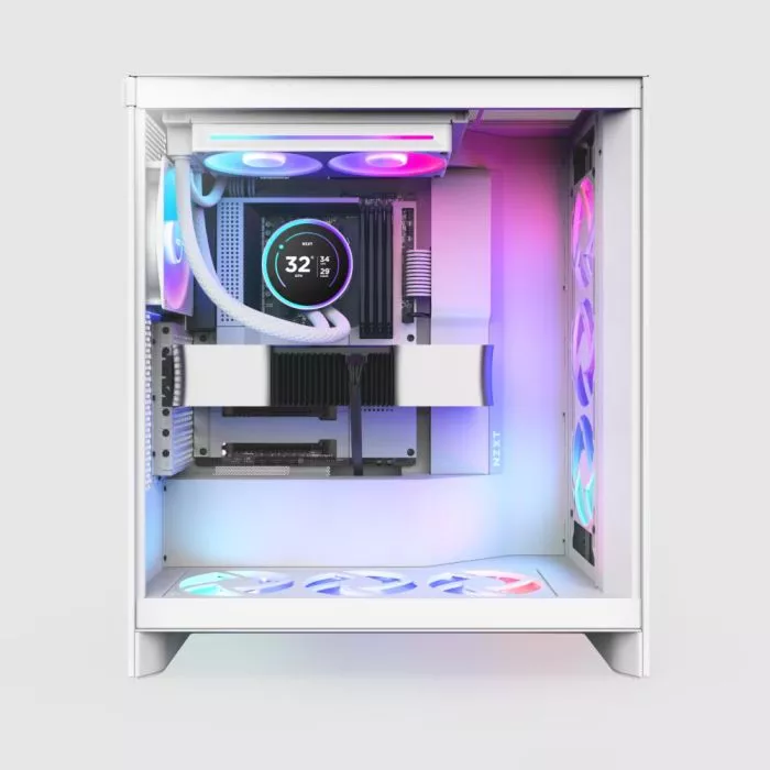 NZXT Kraken Elite RGB 240 AIO Liquid Cooler - White | GigaParts.com