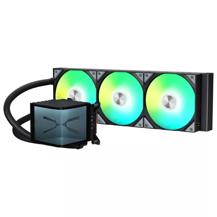 TRYX Panorama 360 AIO CPU クーラー Tryx Panorama ARGB 360mm AIO CPU Cooler Black - L-P360A-AS3M