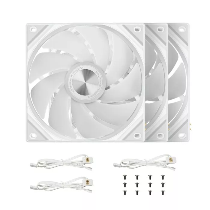 tryx rota sl argb 120mmケースファン三個セット TRYX ROTA SL ARGB 120mm Case Fan 3in1 Contact Connection with