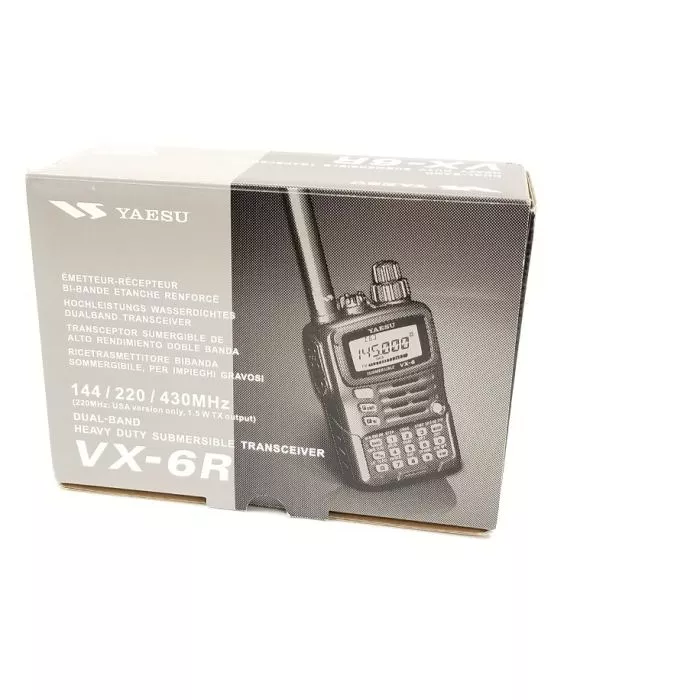Yaesu VX-6R 5W Tri-Band Handheld Amateur Transceiver
