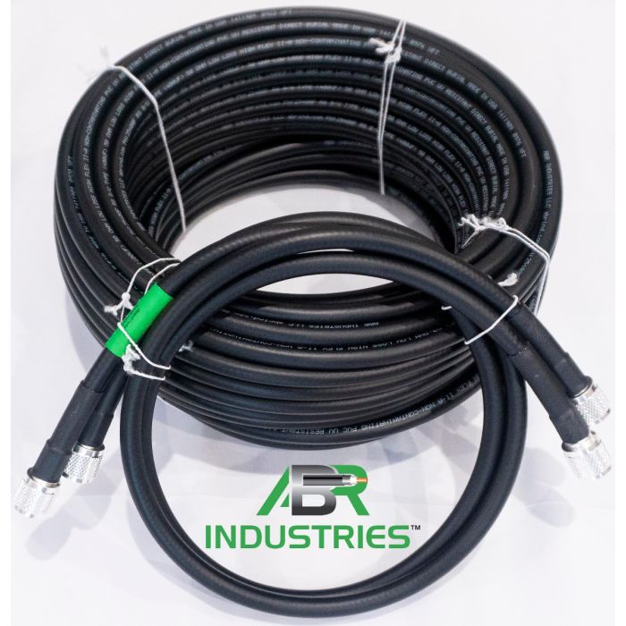 ABR Industries 100ft RG8 Starter Kit with Two 3ft RG8 Jumpers 