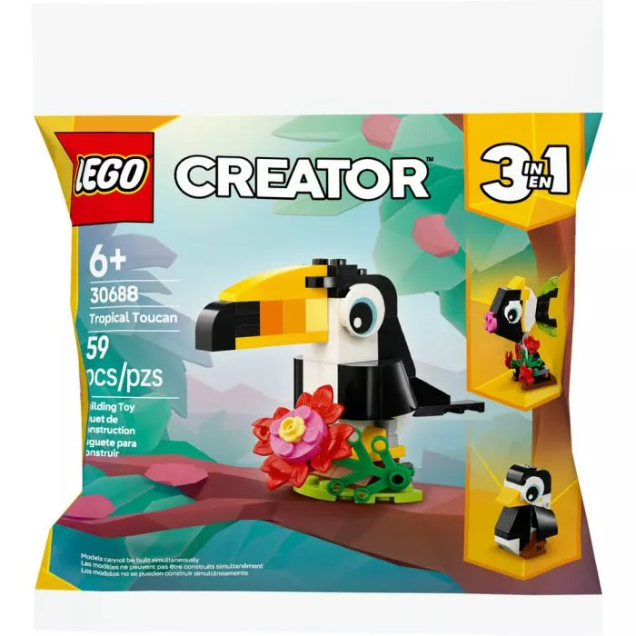 LEGO Tropical Toucan 30688 - 3in1 Buildable Toy | GigaParts.com