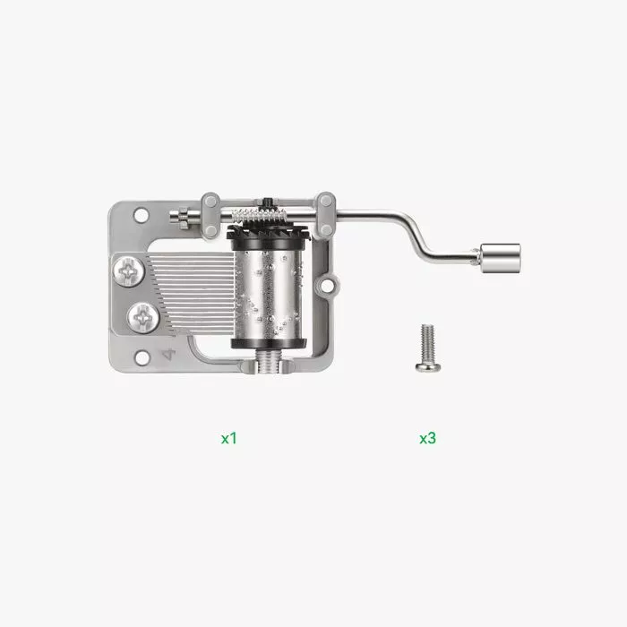 Bambu Lab Piano Music Box Hand Winding Kit - K015 | GigaParts.com