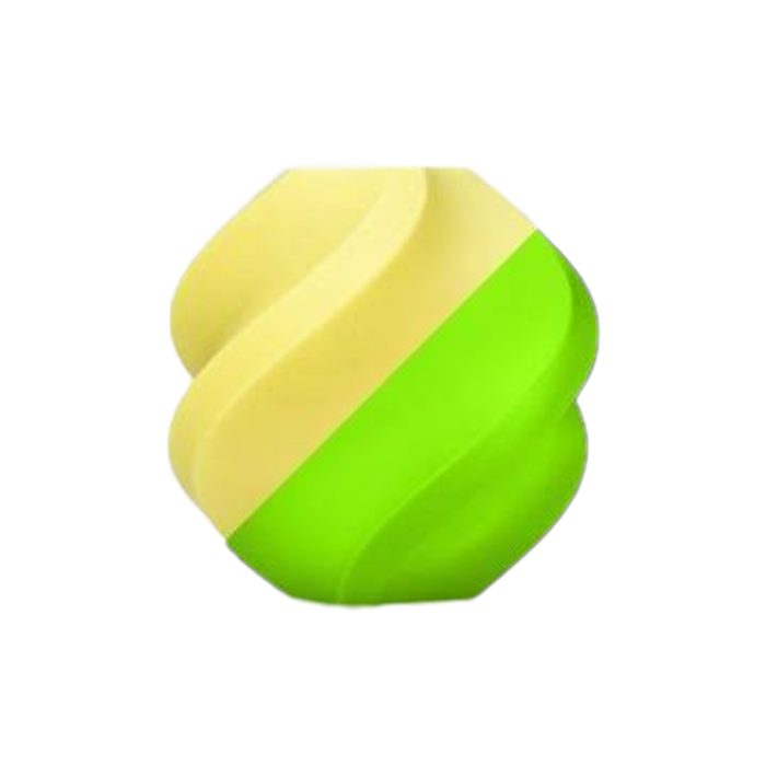 Bambu Lab PLA Glow Yellow 1.75mm 3D Printer Filament 1kg Spool
