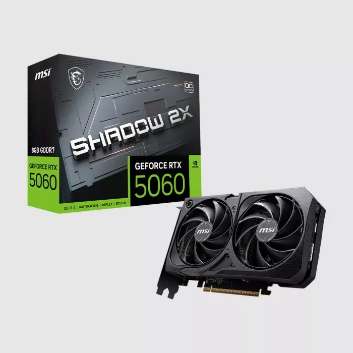 MSI NVIDIA GeForce RTX 5060 8G SHADOW 2X OC