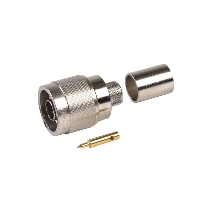 Times Microwave N-Male LMR-400 Crimp On Connector - TC-400-NM Times Microwave N-Male LMR-400 Crimp On Connector - TC-400-NM