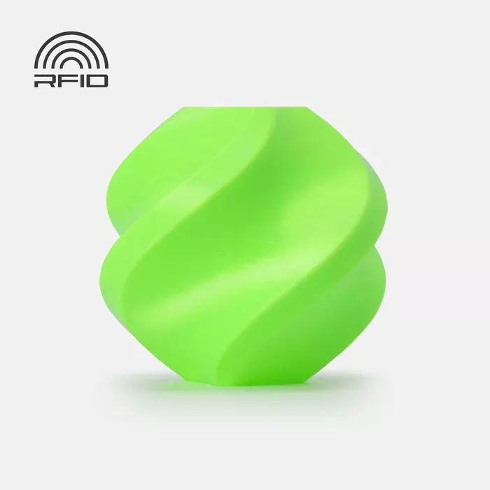 Bambu Lab TPU for AMS - Neon Green 3D Printer Filament 1.75mm 1kg