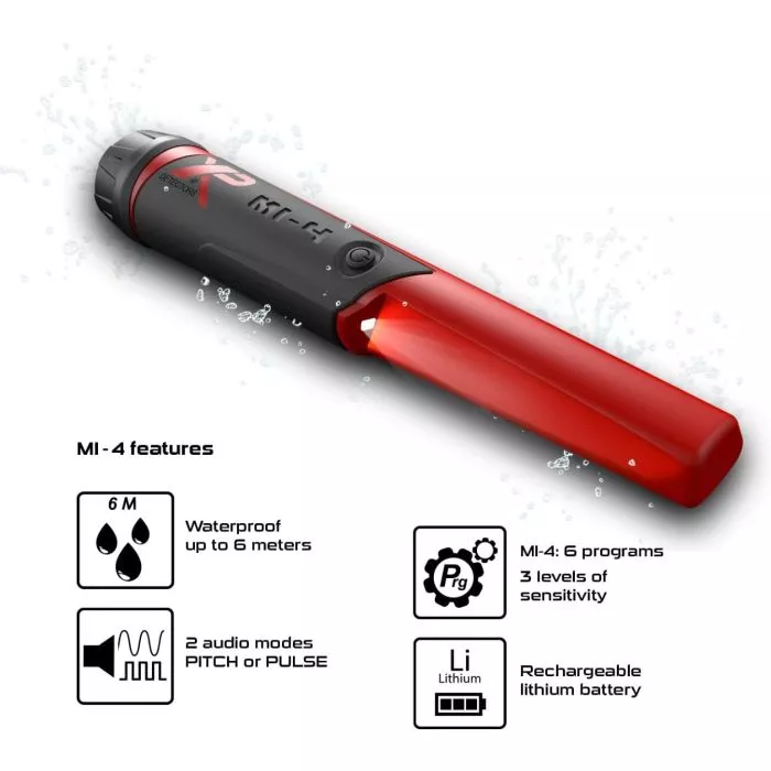 Pinpointer XP MI-4 - Étanche, universel et robuste Pinpointer XP MI-4 - Étanche, universel et robuste