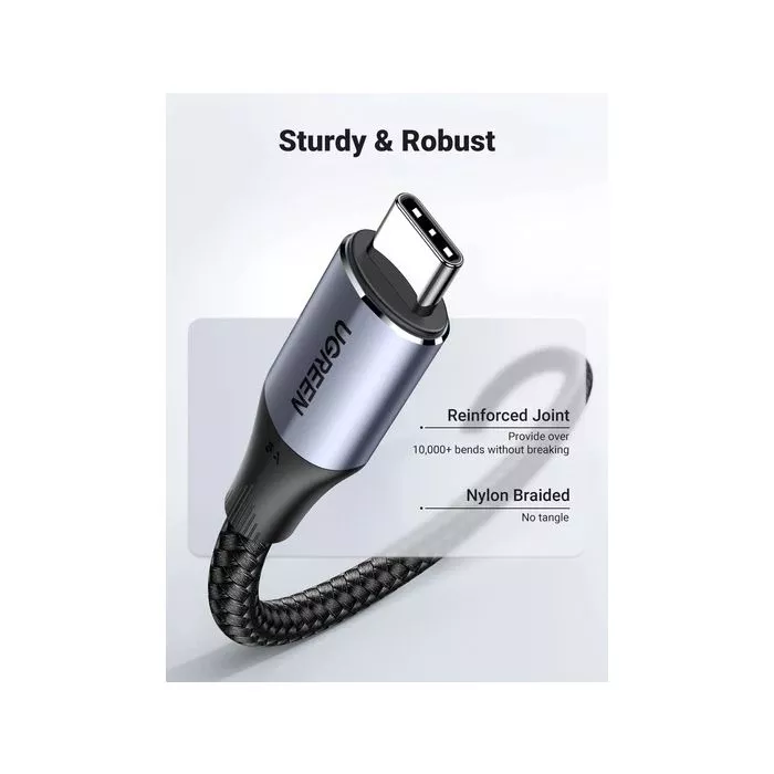 UGREEN 100W USB-C PD Thunderbolt 3 Cable - Thumbnail 5