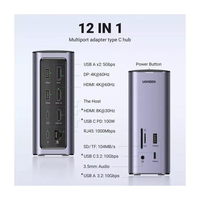 UGREEN USB-C Docking Station - Thumbnail 3