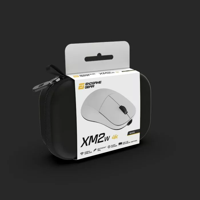 Endgame Gear XM2w 4K White Gaming Mouse - Ultra-Fast Precision