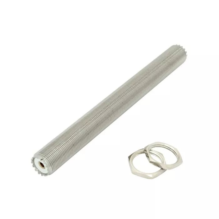 Max-Gain Systems UHF Female to UHF Female 6 Inch Bulkhead Mount Adapter SO-239 - Thumbnail 4