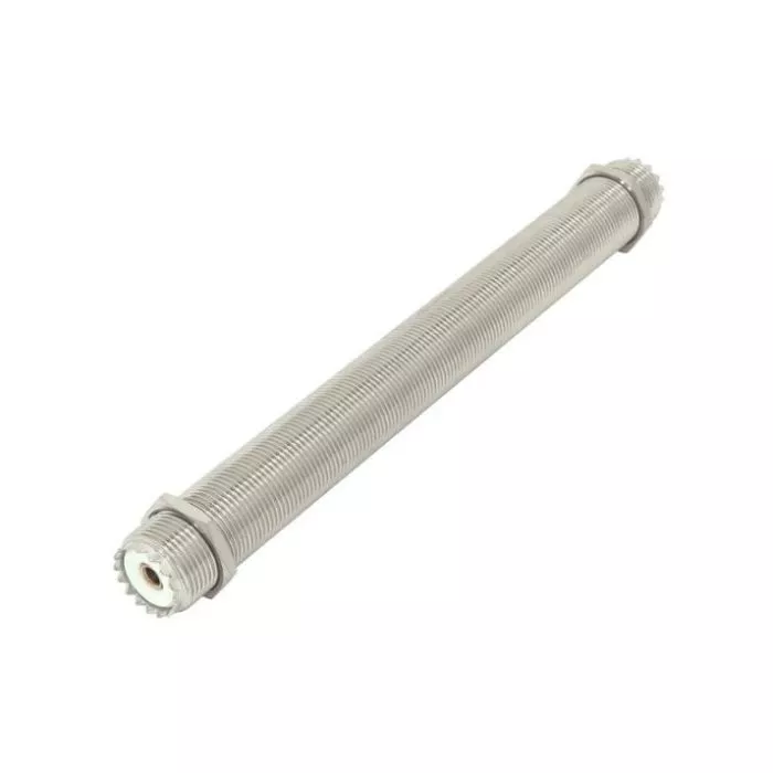 Max-Gain Systems UHF Female to UHF Female 6 Inch Bulkhead Mount Adapter SO-239