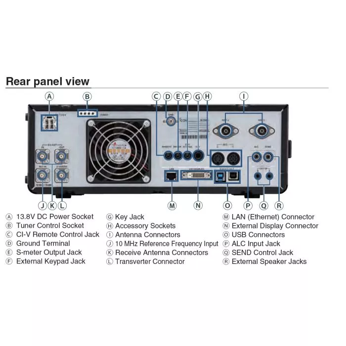 Icom IC-7610 100W HF 50MHz Base Amateur Transceiver