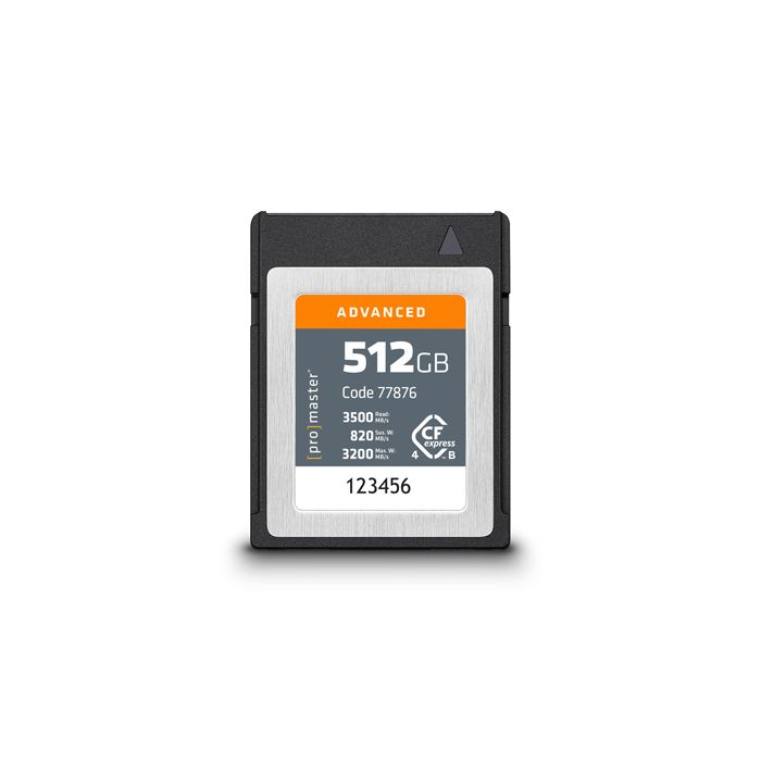 CFexpress 4.0 Type B 512GB Advanced Memory Card - 77876 CFexpress 4.0 Type B 512GB Advanced Memory Card - 77876
