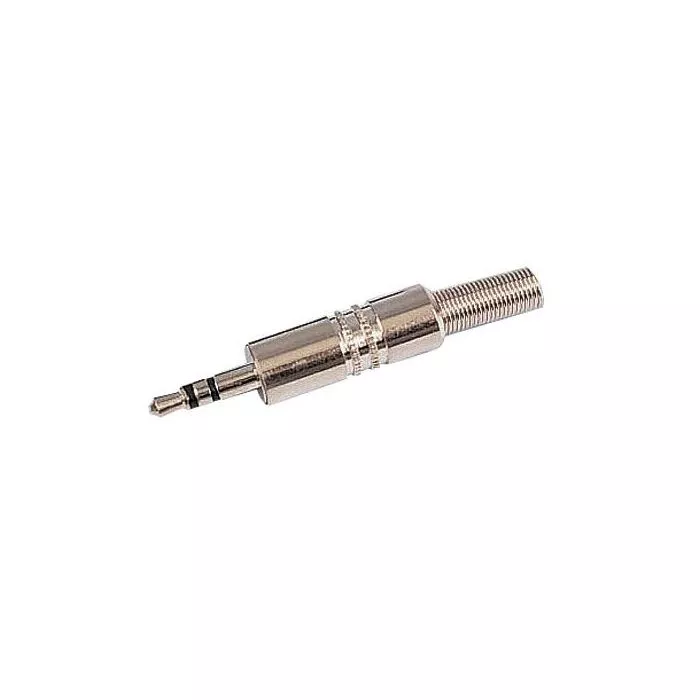 3.5mm Male Nickel Plated Stereo Jack - Durable Connector