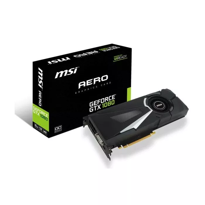 MSI GeForce GTX 1080 AERO 8G OC　ジャンク MSI GeForce GTX 1080 AERO 8G OC – High-Performance GPU | GigaParts.com