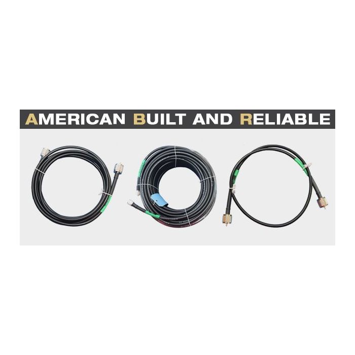 ABR 3ft RG213/U Coax Jumper w/ PL259 Ends - 2213A-PL-3