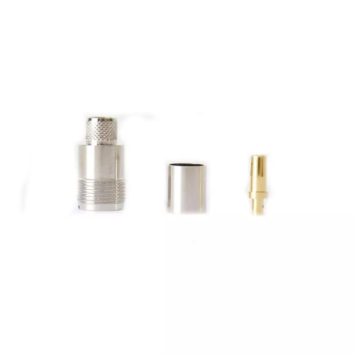 Lands Precision UHF SO-239 Connector for LMR-400 - Crimp On