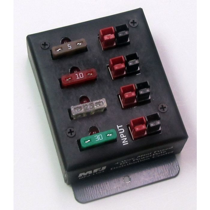 MFJ 4 Way PowerPole Distribution Block - MFJ-1104 MFJ 4 Way PowerPole Distribution Block - MFJ-1104