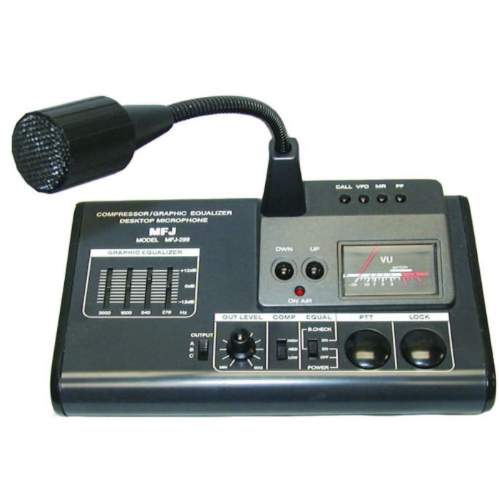 MFJ Desk Mic Station Console W/EQ,PTT - MFJ-299 MFJ299 MFJ Desk Mic Station Console W/EQ,PTT - MFJ-299 MFJ299