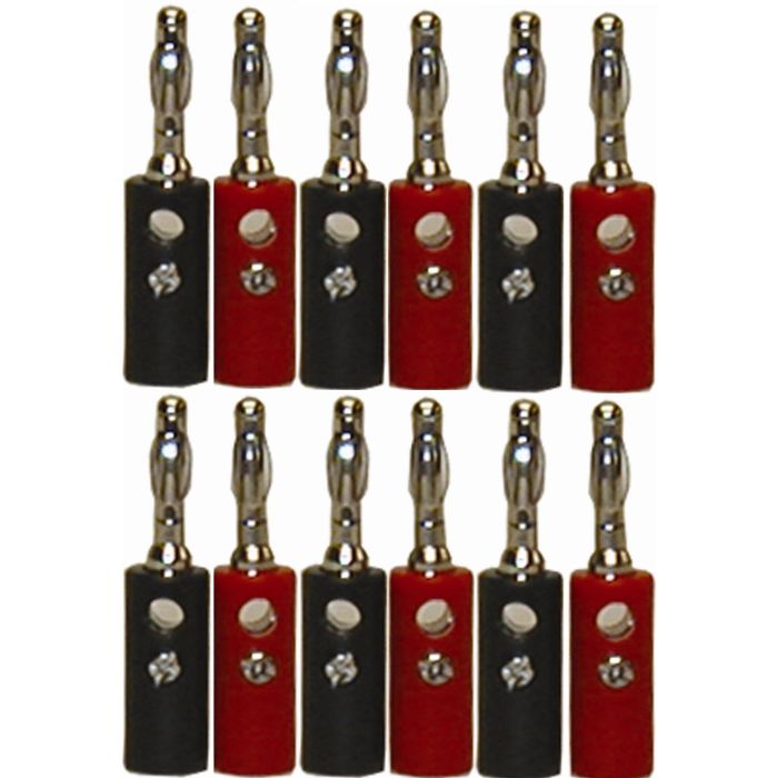 MFJ-7700P 6 Pack Standard Banana Plug Pairs MFJ-7700P 6 Pack Standard Banana Plug Pairs
