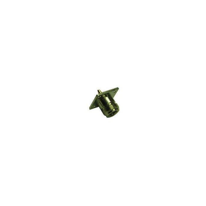MFJ-7723 N-Female 4-hole Chassis Mount Teflon Insulation MFJ-7723 N-Female 4-hole Chassis Mount Teflon Insulation