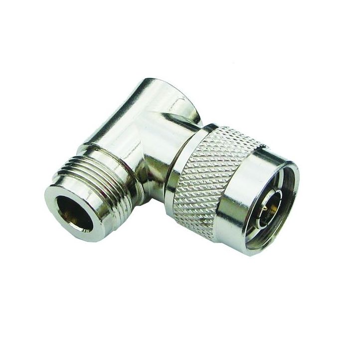 MFJ-7745 Right Angle N Male to N Female Adapter