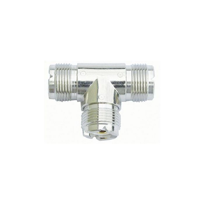 MFJ SO-239 Triple T adaptor - Teflon - MFJ-7754 MFJ SO-239 Triple T adaptor - Teflon - MFJ-7754