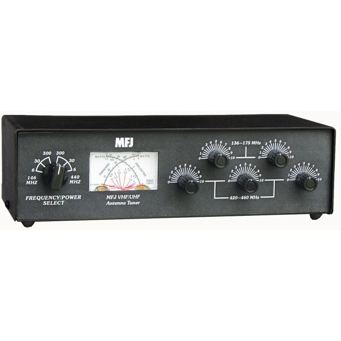 MFJ Tuner, 144/440 Dual Band, 200W, SWR/Wattmeter - MFJ-923