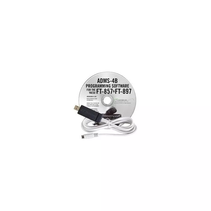 YAESU FT857DM ＋USBインターフェース Yaesu ADMS-4B-USB Software & Cable for Easy Radio Programming