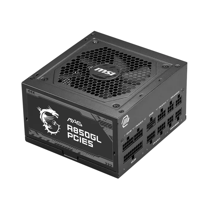 MSI MAG A850GL 850W Fully Modular Power Supply - PCIe 5.0