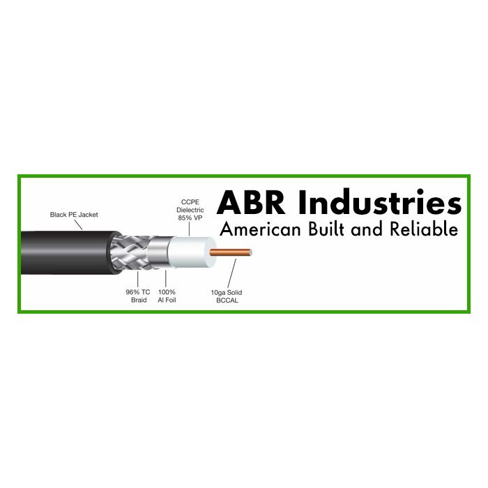 ABR400-Ultra Flex 3pc Kit of 3ft 3X3 Coax Jumpers 25400F-PL