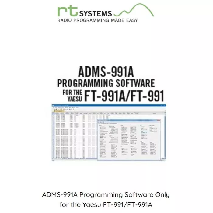 RT Systems Programming Software Only for the Yaesu FT-991/FT