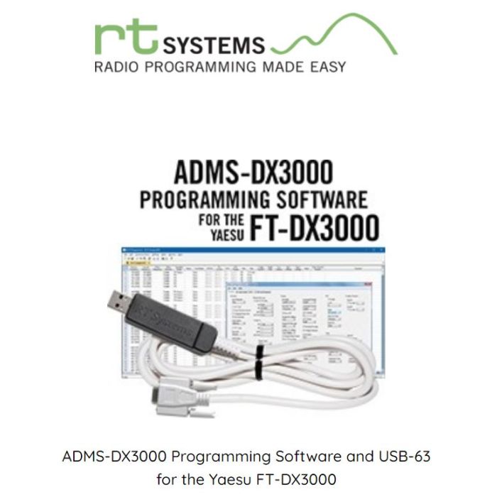RT Systems Radio Programming Software ADMS-DX3000 RT Systems Radio Programming Software ADMS-DX3000