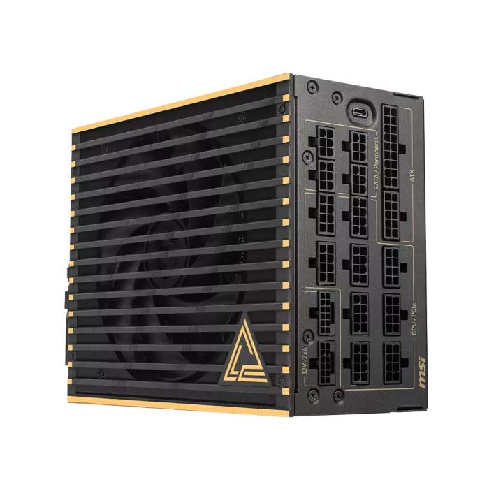 MSI MEG Ai1600T PCIE5 Power Supply - 1600W, 80 PLUS Titanium