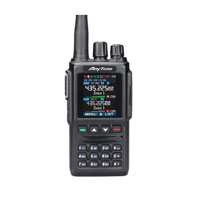 Anytone AT-D168UV Dual-band DMR/Analog Handheld Transceiver Anytone AT-D168UV Dual-band DMR/Analog Handheld Transceiver