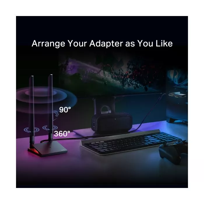 TP-Link BE9300 Wi-Fi 7 PCIe Adapter - Archer TBE550E | GigaParts.com