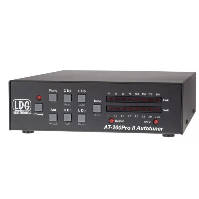 LDG Pro II Auto Tuner 200W - AT-200 for Ham Radios | GigaParts.com