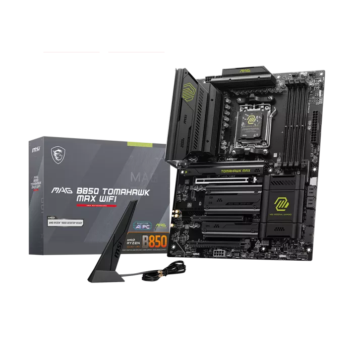 MSI MAG B850 Tomahawk MAX WiFi ATX DDR5 Motherboard | GigaParts.com