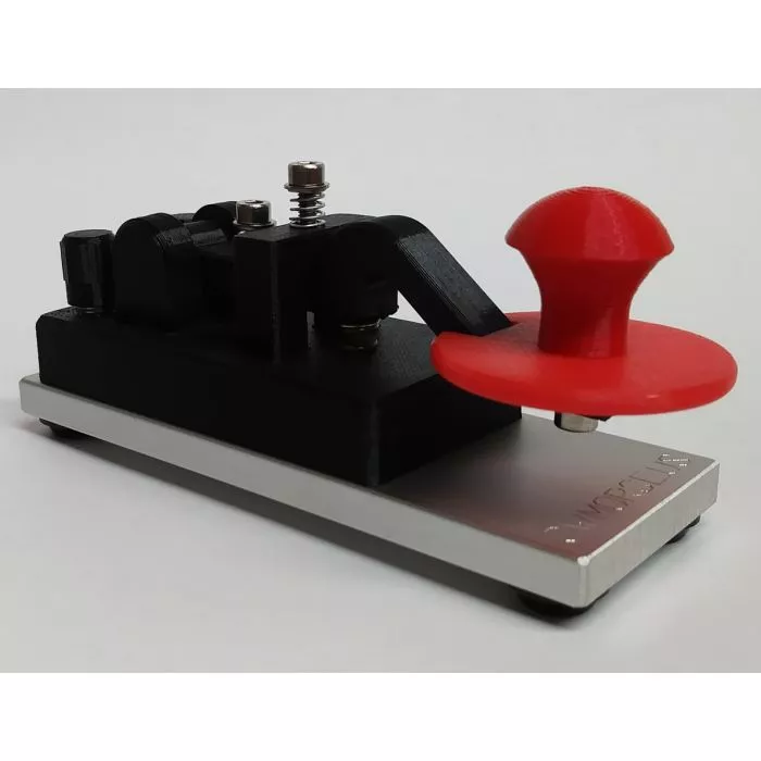 CW Morse Red Mini Camel Navy Key - Thumbnail 2