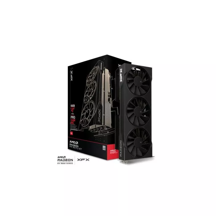 １GB AMD XFX RX 9070 XT SWFT Graphics Card - RX-97TSWF3B9 | GigaParts.com