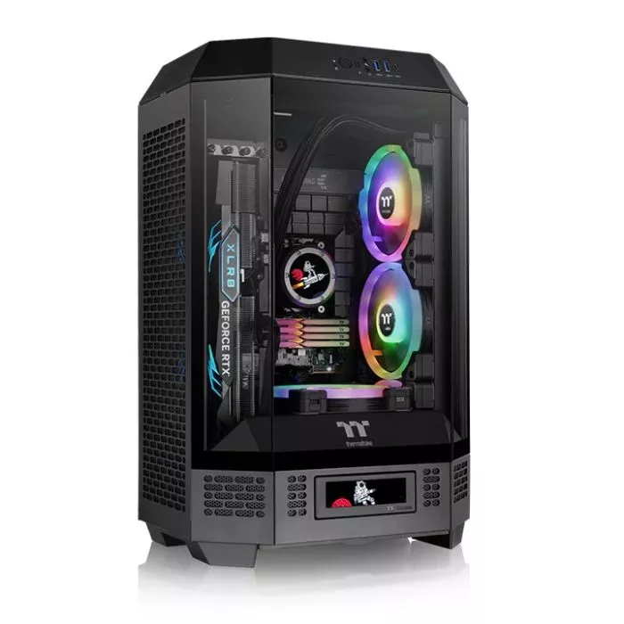 Thermaltake Tower 300 Black Micro Tower Chassis - Ultimate Cooling