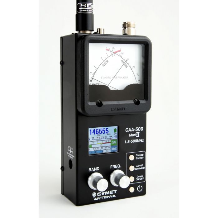 楽天市場】CAA-500 MarkII コメット 1.8～500MHz アンテナアナライザ CAA500Mark2 : むせんZone25