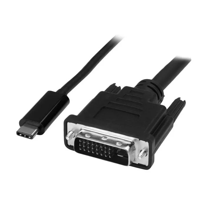 Startech USB-C to DVI Adapter Cable 1m 2560x1600 Resolution